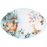 Блюдо овальное "ЛЕСНАЯ СКАЗКА" 30,5*20 см (кор=12шт.) LEFARD 409-171