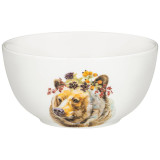 Салатник "ЛЕСНАЯ СКАЗКА" медведь 15*7,6 см 600 мл (кор=24шт.) LEFARD 409-182