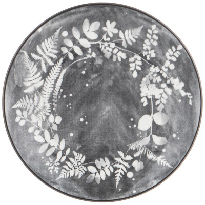 Тарелка закусочная "FOREST TALE" grey 20,5 см (кор=24шт.) LEFARD 409-195