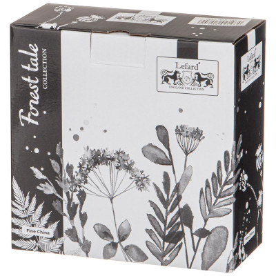 Салатник "FOREST TALE" grey 600 мл 16 см (кор=24шт.) LEFARD 409-197