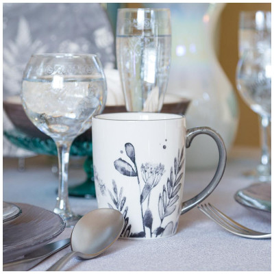 Кружка "FOREST TALE" grey 350 мл (кор=24шт.) LEFARD 409-198-4