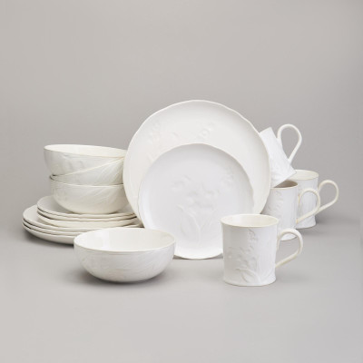 Набор обеденный "ЛАНДЫШИ" 4 пер. 16 пр. (кор=1наб.) LEFARD 409-209-1