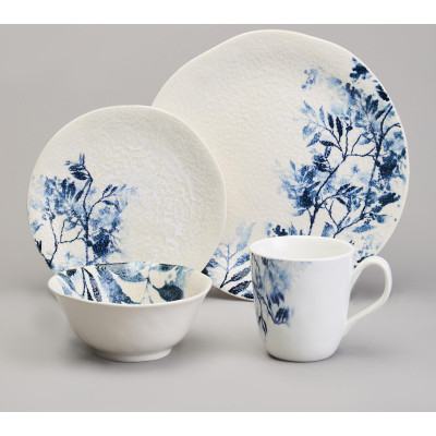 Набор обеденный "FOREST TALE" blue 4 пер. 16 пр. (кор=1шт.) LEFARD 409-211