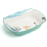 Блюдо прямоугольное "ЛЕСНАЯ СКАЗКА" 20*14,5*5,5 см (кор=16шт.) LEFARD 409-414