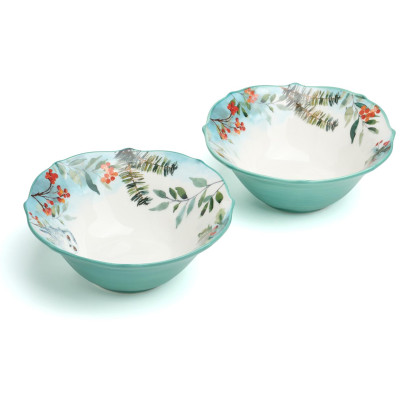 Набор салатников "ЛЕСНАЯ СКАЗКА" 2 шт. 15*5,5 см (кор=24наб.) LEFARD 409-415-3