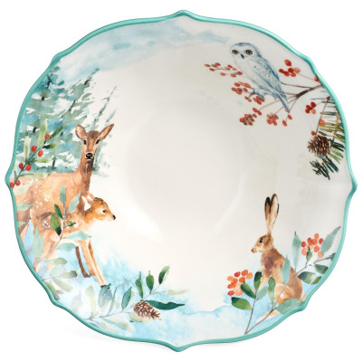 Салатник "ЛЕСНАЯ СКАЗКА" 22,5*8 см 1150 мл (кор=8шт.) LEFARD 409-416-1