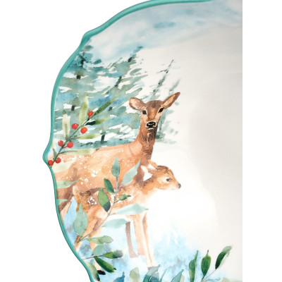 Салатник "ЛЕСНАЯ СКАЗКА" 22,5*8 см 1150 мл (кор=8шт.) LEFARD 409-416-2