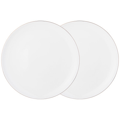 Набор тарелок обеденных " кристал' ' голд 2 шт. 26,5 см LEFARD 414-051