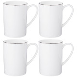 Набор кружек " кристал' ' платинум 4 шт. 480 мл LEFARD 414-064