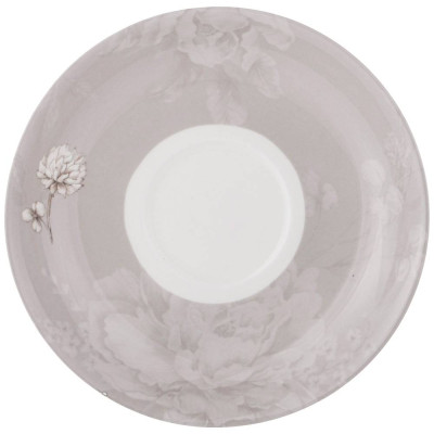 Чайная пара "WHITE FLOWER" 500 мл серая (кор=24наб.) LEFARD 415-2118-2