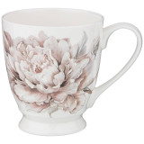 Кружка "WHITE FLOWER" 480 мл (кор=48шт.) LEFARD 415-2124