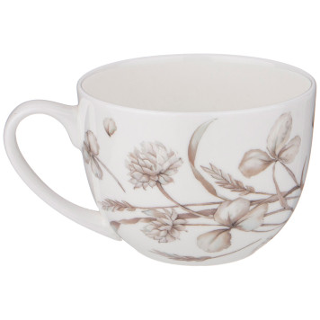 Чайный набор "WHITE FLOWER" на 6пер. 12пр. 330мл серый (кор=4наб.) LEFARD 415-2138-3