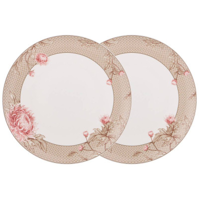 Набор тарелок обеденных "АСТРА" 2 шт. 25,5 см (кор=12наб.) LEFARD 415-2159