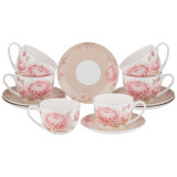 Чайный набор "АСТРА" на 6 пер. 12 пр. 330 мл (кор=4наб.) LEFARD 415-2161