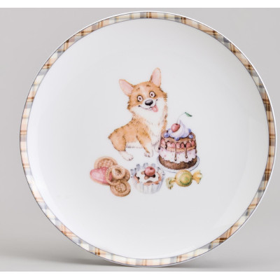 Набор тарелок закусочных "ЛУЧШИЕ ДРУЗЬЯ" 2 шт. 20,5 см (кор=36шт.) LEFARD 415-2181-2