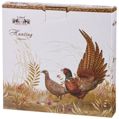 Тарелка закусочная "ОХОТА" 20,5 см (кор=16шт.) LEFARD 415-2213