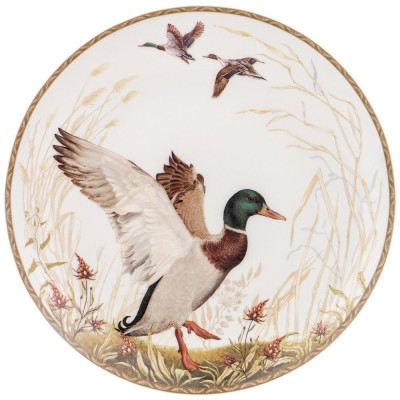 Тарелка закусочная "ОХОТА" 20,5 см (кор=16шт.) LEFARD 415-2214