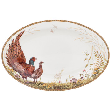 Блюдо овальное "ОХОТА" 26,5 см (кор=36шт.) LEFARD 415-2226