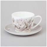 Чайная пара "WHITE FLOWER" 330 мл (кор=24наб.) LEFARD 415-2283