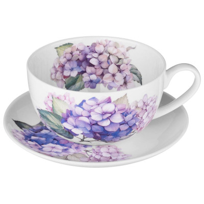 Чайная пара "HORTENSIA" 370 мл (кор=24наб.) LEFARD 415-2287