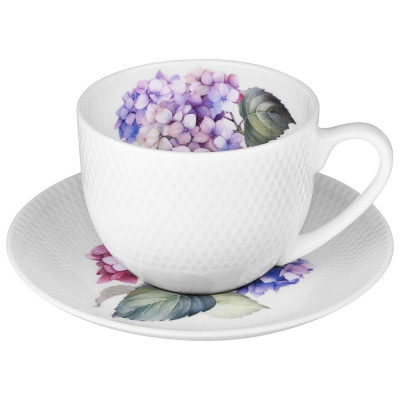 Чайная пара "HORTENSIA" 330 мл (кор=24наб.) LEFARD 415-2289