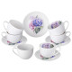Чайный набор "HORTENSIA" на 4 пер. 8 пр. 330 мл (кор=6наб.) LEFARD 415-2290