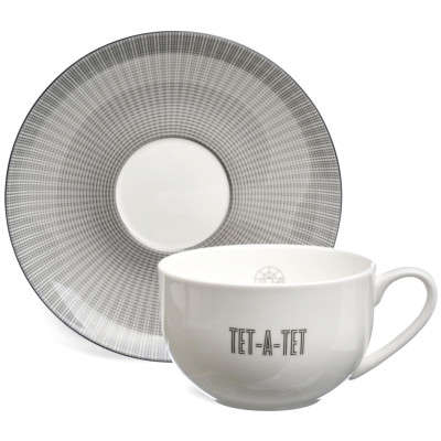Чайная пара "TET-A-TET" 350 мл (кор=24наб.) LEFARD 416-102