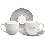 Чайный набор "TET-A-TET" на 2 пер. 4 пр. 300 мл (кор=18наб.) LEFARD 416-103