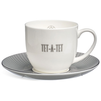 Чайный набор "TET-A-TET" на 2 пер. 4 пр. 300 мл (кор=18наб.) LEFARD 416-103-1