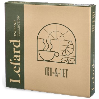Набор тарелок закусочных "TET-A-TET" 2 шт. 20,5 см (кор=16наб.) LEFARD 416-105-3