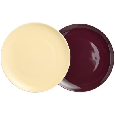 Набор тарелок закусочных "TET-A-TET" 2 шт. 20,5 см (кор=16наб.) LEFARD 416-107