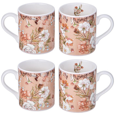 Набор кружек "COMPLIMENT" 4 шт. 230 мл (кор=12наб.) LEFARD 417-087