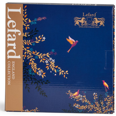 Тарелка закусочная "GOLDEN BIRDS" 20*2 см (кор=24шт.) LEFARD 419-118-2