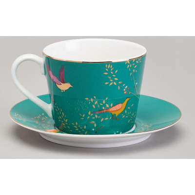 Чайная пара "GOLDEN BIRDS" 220 мл (кор=18наб.) LEFARD 419-125-3