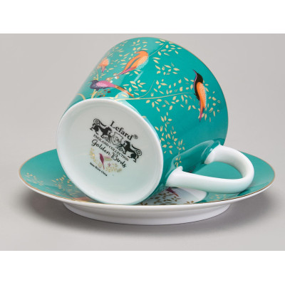 Чайная пара "GOLDEN BIRDS" 220 мл (кор=18наб.) LEFARD 419-125-4
