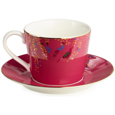 Чайная пара "GOLDEN BIRDS" 220 мл (кор=18наб.) LEFARD 419-126-2