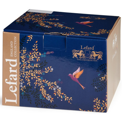 Чайный набор "GOLDEN BIRDS" на 2 пер. 4 пр. 220 мл (кор=12наб.) LEFARD 419-129-11