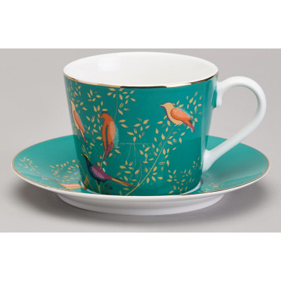 Чайный набор "GOLDEN BIRDS" на 2 пер. 4 пр. 220 мл (кор=12наб.) LEFARD 419-131-13