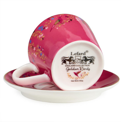 Кофейный набор "GOLDEN BIRDS" на 2 пер. 4 пр. 120 мл (кор=12наб.) LEFARD 419-132-17