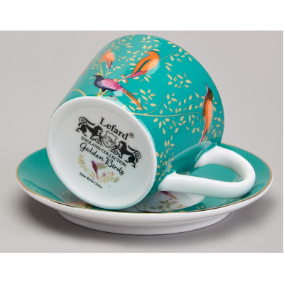 Кофейный набор "GOLDEN BIRDS" на 2 пер. 4 пр. 120 мл (кор=12наб.) LEFARD 419-133-4