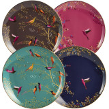 Набор тарелок закусочных "GOLDEN BIRDS" 4 шт. 20*2 см (кор=10наб.) LEFARD 419-152