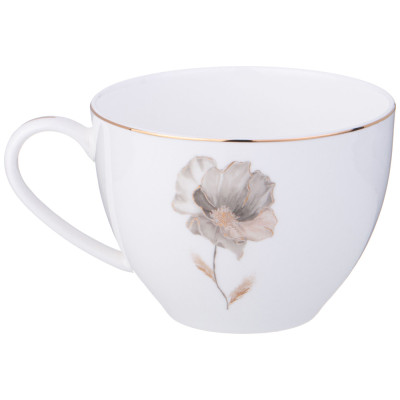 Чайный набор "INSPIRATION" золотой цветок на 2 пер. 4 пр. 260 мл (кор=12наб.) LEFARD 422-123-2