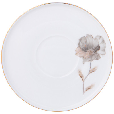 Кофейный набор "INSPIRATION" золотой цветок на 2 пер. 4 пр. 220 мл (кор=12наб.) LEFARD 422-127-3