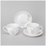 Чайный набор "INSPIRATION" НЕЖНОСТЬ на 2 пер. 4 пр. 260 мл (кор=12наб.) LEFARD 422-141