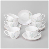 Чайный набор "INSPIRATION" НЕЖНОСТЬ на 6 пер. 12 пр. 260 мл (кор=4наб.) LEFARD 422-142