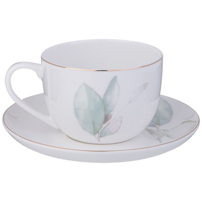 Чайная пара "INSPIRATION" НЕЖНОСТЬ 380 мл (кор=24наб.) LEFARD 422-144-1