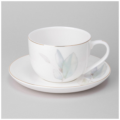 Чайная пара "INSPIRATION" НЕЖНОСТЬ 380 мл (кор=24наб.) LEFARD 422-144