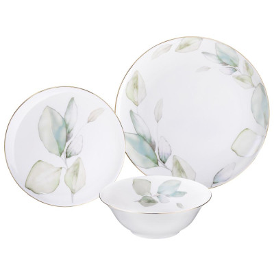 Набор посуды "INSPIRATION" НЕЖНОСТЬ на 4 пер. 12 пр. LEFARD 422-148