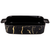 Блюдо для запекания "FANTASY" прямоуг. 850 мл 25*15,5*5 см черное (кор=16шт.) LEFARD 42-351