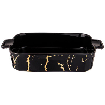 Блюдо для запекания "FANTASY" прямоуг. 850 мл 25*15,5*5 см черное (кор=16шт.) LEFARD 42-351